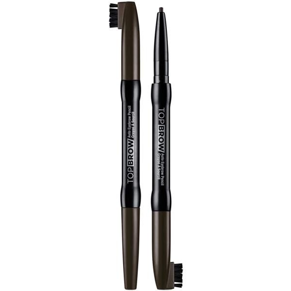 Kiss New York Professional Top Brow Auto Eyebrow Pencil - Medium Brown [Beauty]