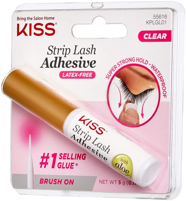 Kiss Strip Lash Adhesive - Clear - 5g / 0.17 Oz [Beauty]