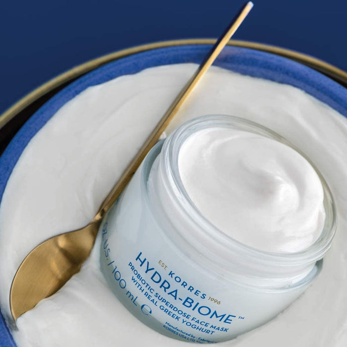 Korres Hydra-Biome Probiotic SuperDose Greek Yoghurt Mask - 100mL / 3.38 Fl Oz [Skincare]