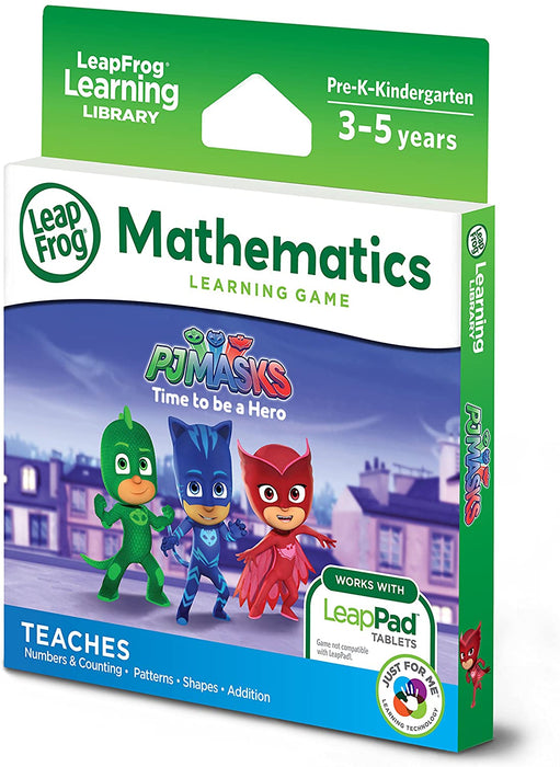 LeapFrog LeapPad PJ Masks Time to Be a Hero Learning Game English V