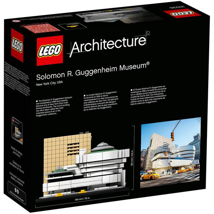 LEGO Architecture: Solomon R. Guggenheim Museum - 744 Piece Building Kit [LEGO, #21035, Ages 12+]