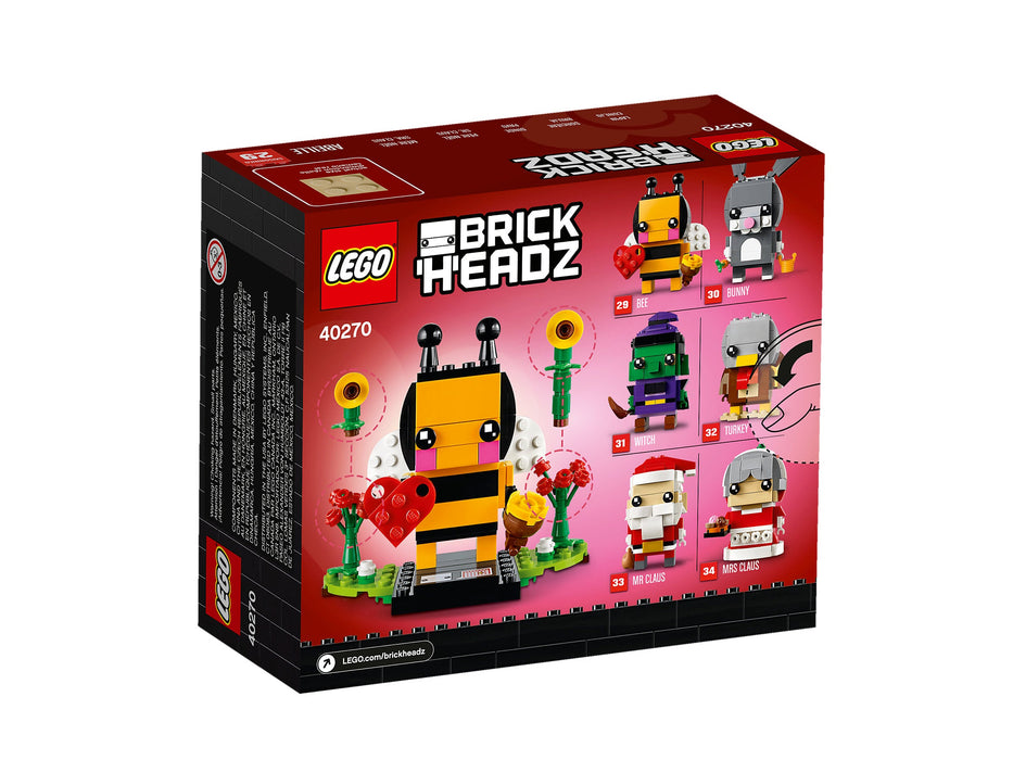 LEGO BrickHeadz: Valentine's Day Bumble Bee - 140 Piece Building Set [LEGO, #40270]