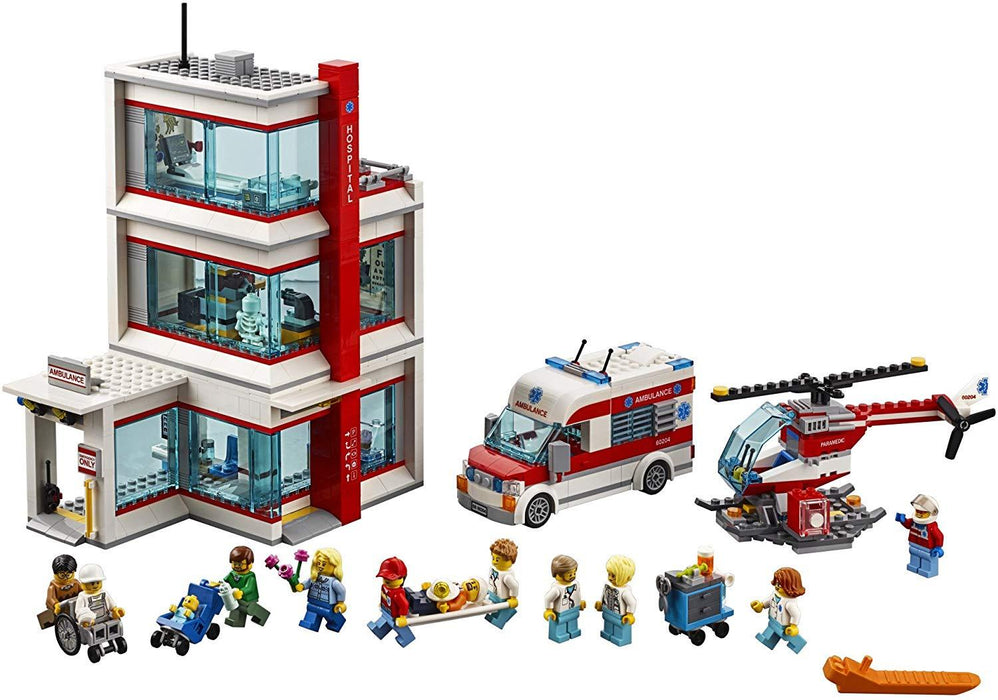 LEGO City: LEGO City Hospital - 861 Piece Building Kit [LEGO, #60204]
