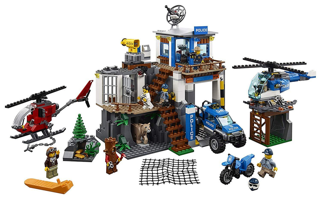LEGO City: Mountain Police Headquarters - 663 Piece Building Kit [LEGO, #60174]
