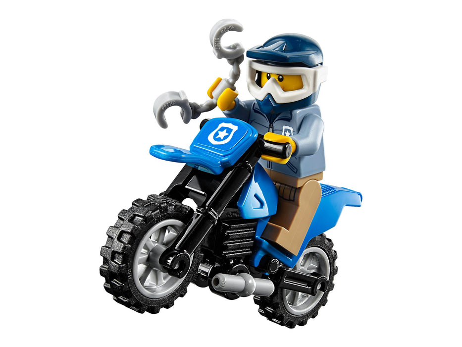 LEGO City: Off-Road Chase + Mountain Fugitives - 37 + 88 Piece Building Kits [LEGO, #60170 + 60171, Ages 5-12]