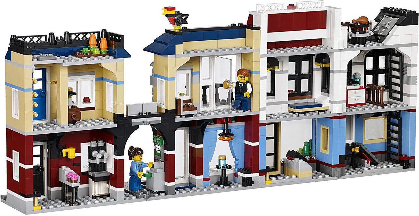 LEGO Creater: Bike Shop & Café - 1023 Piece Building Kit [LEGO, #31026, Ages 9-14]