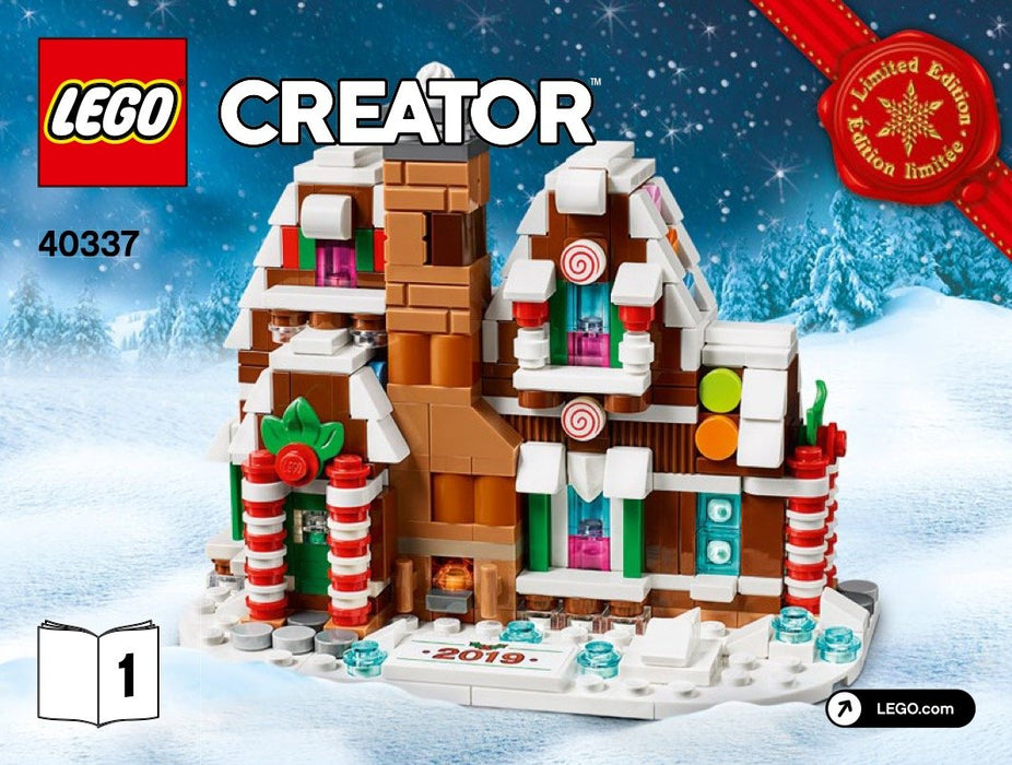LEGO Creator: Mini Gingerbread House - 499 Piece Limited Edition Building Kit [LEGO, #40337, Ages 10+]