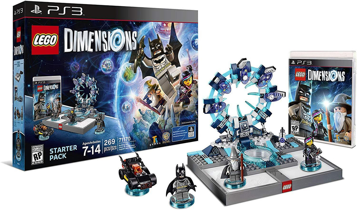 LEGO Dimensions Starter Pack - 269 Piece Building Kit [PlayStation 3,  #71170, Ages 7-14]