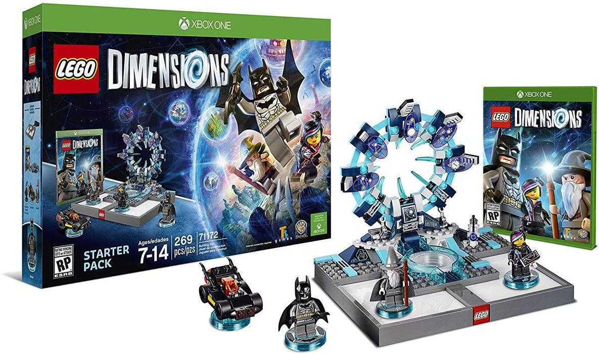 LEGO Dimensions Starter Pack - 269 Piece Building Kit [Xbox One,  #71172, Ages 7-14]