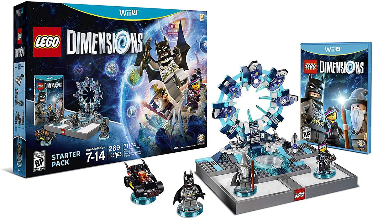 LEGO Dimensions Starter Pack - 269 Piece Building Kit [Nintendo Wii U,  #71174, Ages 7-14]