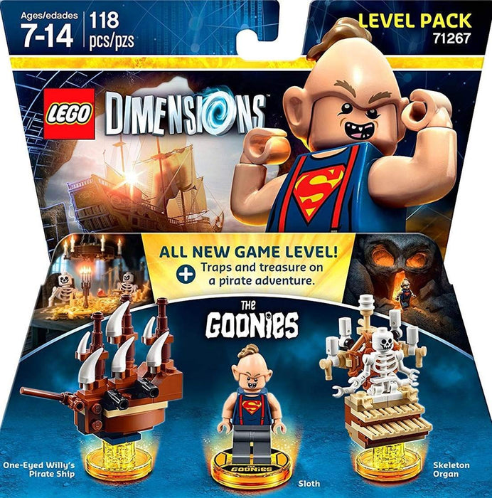 LEGO Dimensions: The Goonies Level Pack - 118 Piece Building Kit [LEGO, #71267, Ages 7-14]