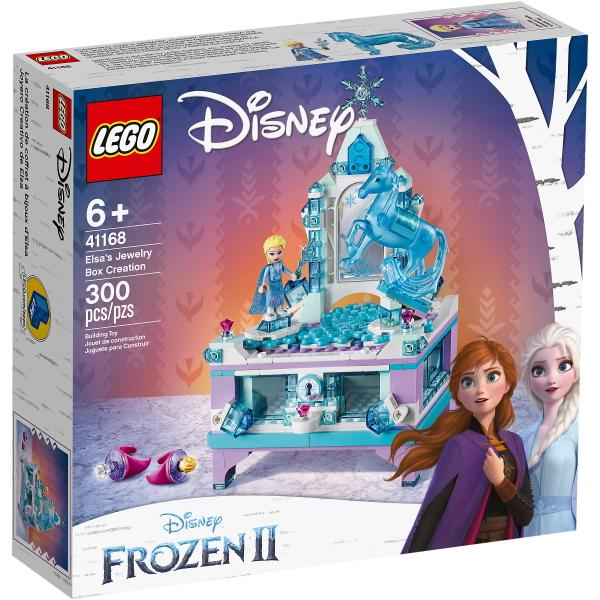 LEGO Disney Frozen II: Elsaâ€™s Jewelry Box Creation - 300 Piece Building Kit [LEGO, #41168]