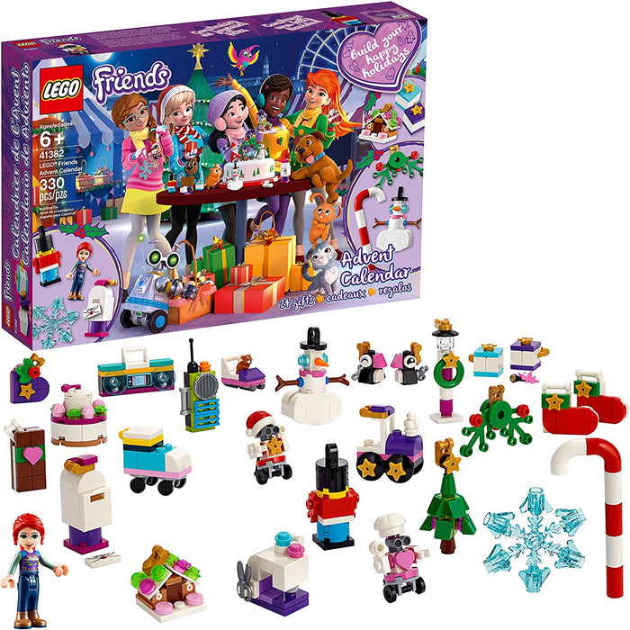 LEGO Friends: Advent Calendar (2019 Edition) - 330 Piece Building Kit [LEGO, #41382, Ages 6+]