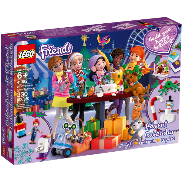 LEGO Friends: Advent Calendar (2019 Edition) - 330 Piece Building Kit [LEGO, #41382, Ages 6+]