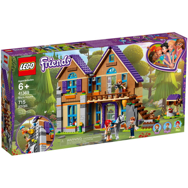LEGO Friends: Mia's House - 715 Piece Building Kit [LEGO, #41369]