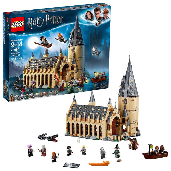 LEGO Harry Potter: Hogwarts Great Hall - 878 Piece Building Set [LEGO, #75954]