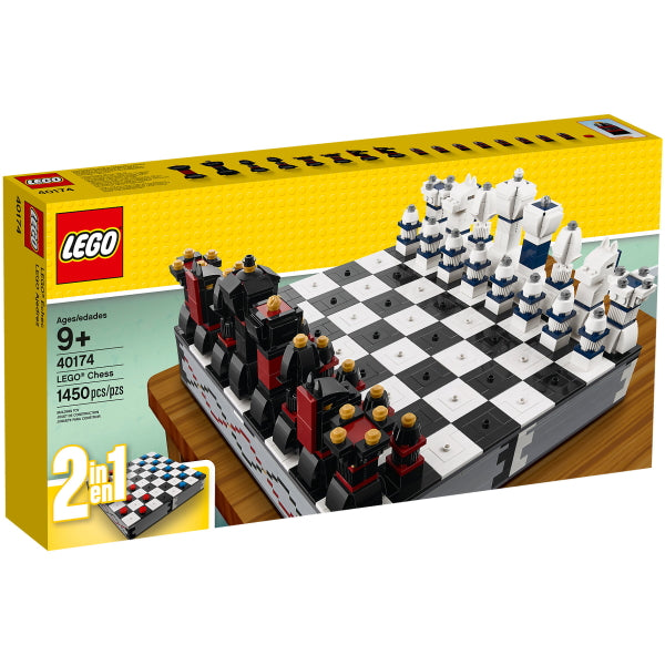 LEGO Iconic Chess Set - 1450 Piece Building Kit [LEGO, #40174, Ages 9+]