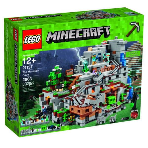LEGO Minecraft The Mountain Cave 2863 Piece Building Kit [LEGO, #21137]