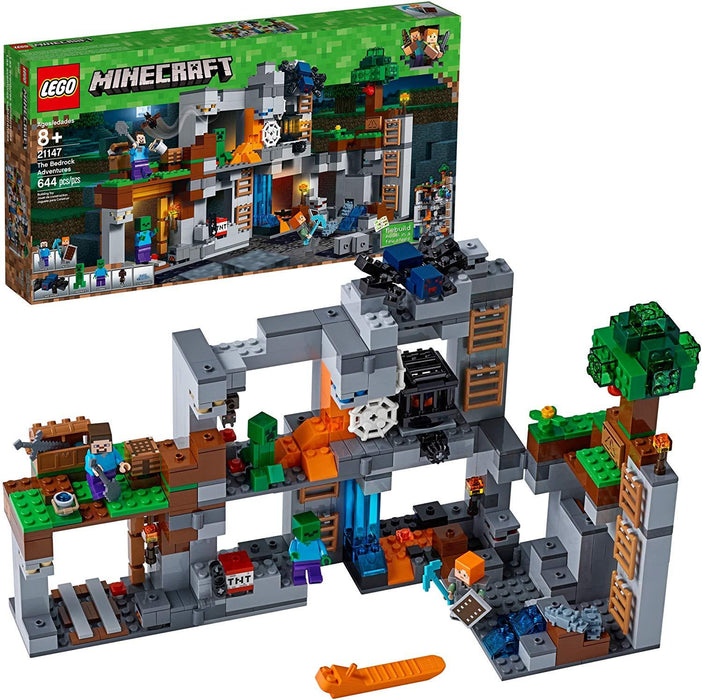 LEGO Minecraft: The Bedrock Adventures - 644 Piece Building Kit [LEGO, #21147, Ages 8+]