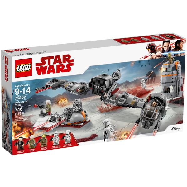 LEGO Star Wars: Defense of Crait - 746 Piece Building Kit [LEGO, #75202, Ages 9-14]