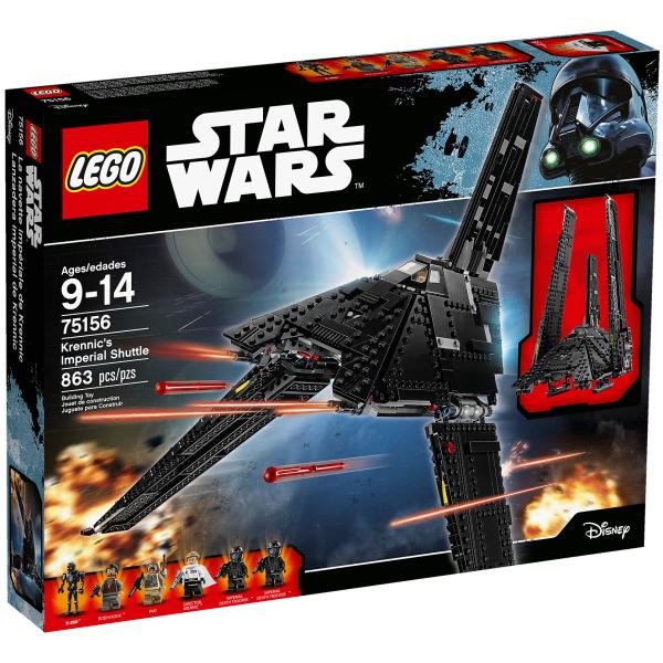 LEGO Star Wars: Krennic's Imperial Shuttle - 863 Piece Building Kit [LEGO, #75156, Ages 9-14]
