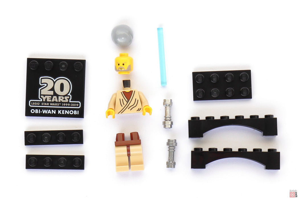 LEGO Star Wars: Obi-Wan Kenobi 20th Anniversary Collectible Minifigure - 13 Piece Building Kit [LEGO, #30624, Ages 6+]