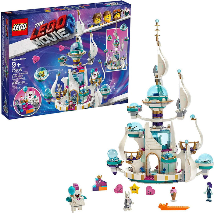 LEGO The LEGO Movie 2: Queen Watevra's ‘So-Not-Evil' Space Palace - 997 Piece Building Kit [LEGO, #70838, Ages 9+]