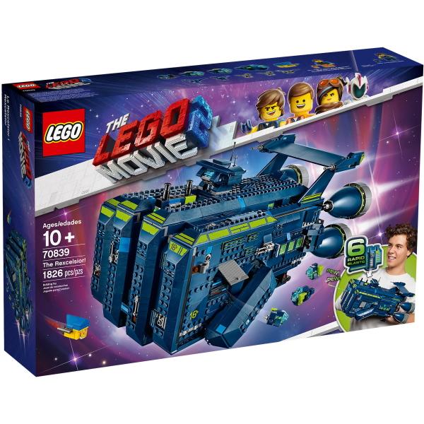 LEGO The LEGO Movie 2: The Rexcelsior! - 1826 Piece Building Kit [LEGO, #70839, Ages 10+]