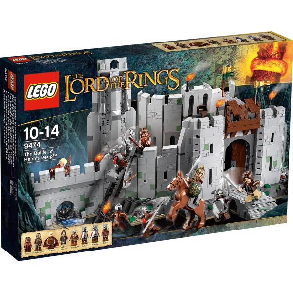 LEGO The Lord of the Rings: The Battle of Helm's Deep - 1368 Piece Building Kit [LEGO, #9474]