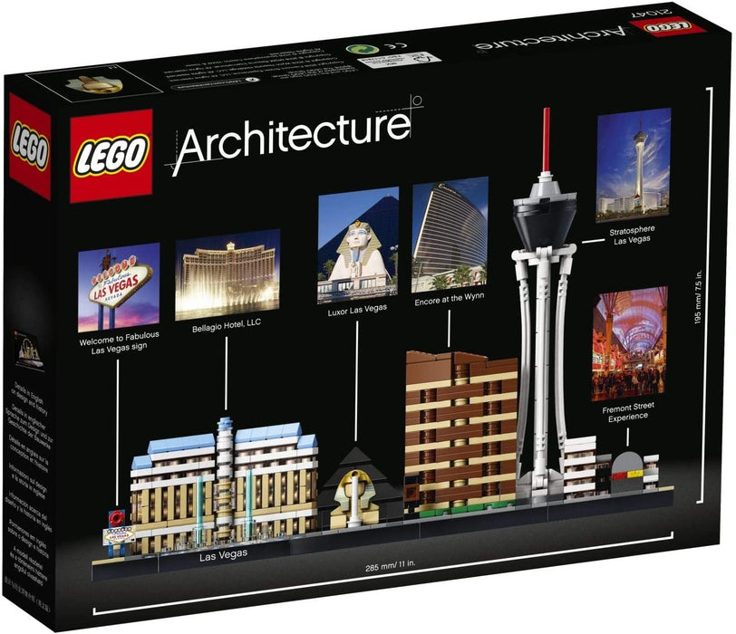 LEGO Architecture: Las Vegas - 501 Piece Building Kit [LEGO, #21047, Ages 12+]