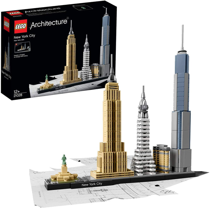 LEGO Architecture: New York City - 598 Piece Building Kit [LEGO, #21028, Ages 12+]