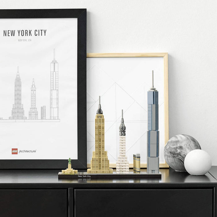 LEGO Architecture: New York City - 598 Piece Building Kit [LEGO, #21028, Ages 12+]