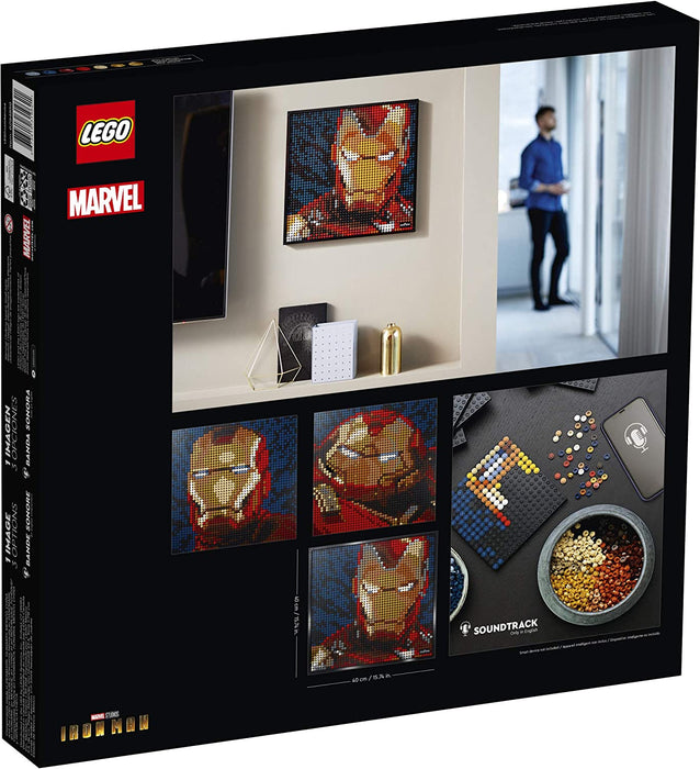 LEGO Art: Marvel Studios Iron Man - 3167 Piece Building Kit [LEGO, #31199, Ages 18+]
