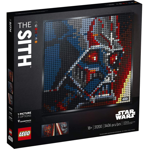 LEGO Art: Star Wars The Sith - 3406 Piece Building Set [LEGO, #31200, Ages 18+]