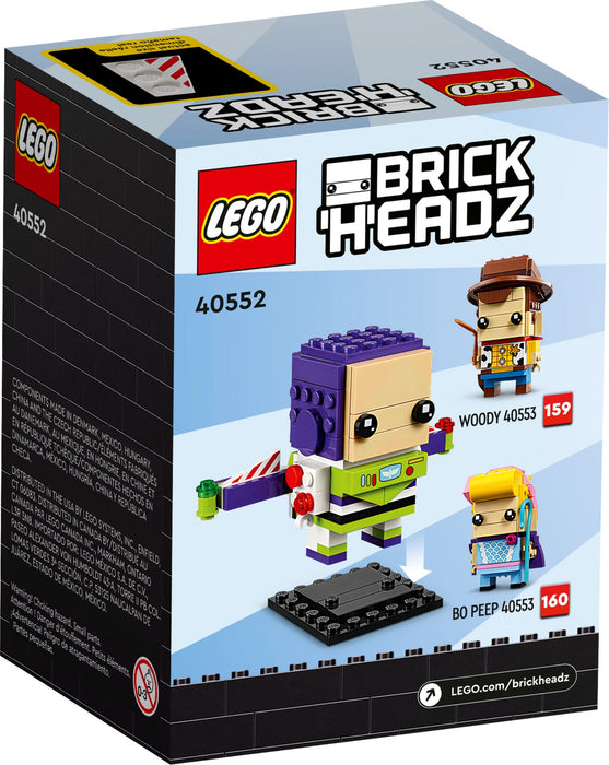LEGO BrickHeadz: Disney Pixarâ€™s Toy Story - Buzz Lightyear - 114 Piece Building Kit [LEGO, #40552]