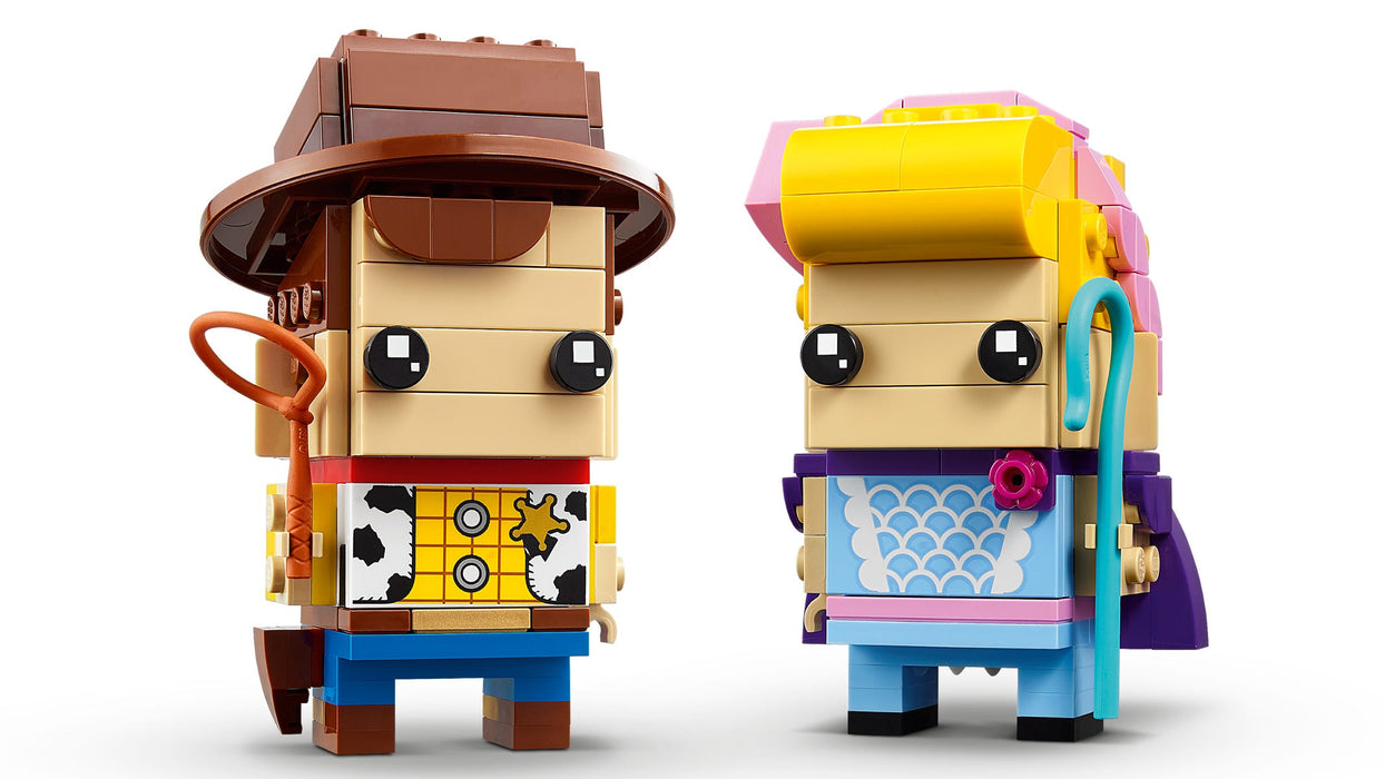 LEGO BrickHeadz: Disney Pixarâ€™s Toy Story - Woody and Bo Peep - 296 Piece Building Kit [LEGO, #40553]