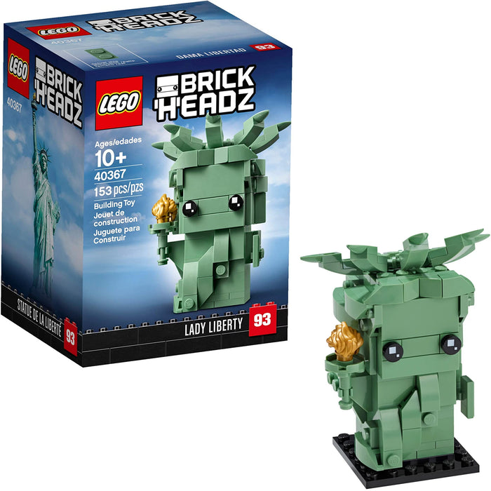 LEGO BrickHeadz: Lady Liberty - 153 Piece Building Kit [LEGO, #40367, Ages 10+]