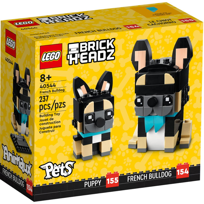 LEGO BrickHeadz: Pets - French Bulldog - 237 Piece Building Kit [LEGO, #40544, Ages 8+]