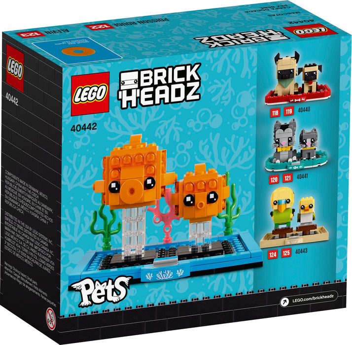 LEGO BrickHeadz: Pets - Goldfish - 186 Piece Building Kit [LEGO, #40442]