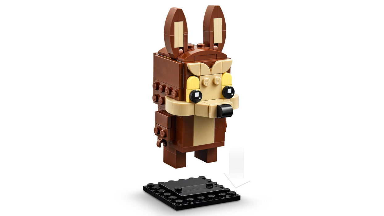 LEGO BrickHeadz: Road Runner & Wile E. Coyote - 205 Piece Building Kit [LEGO, #40559, Ages 10+]