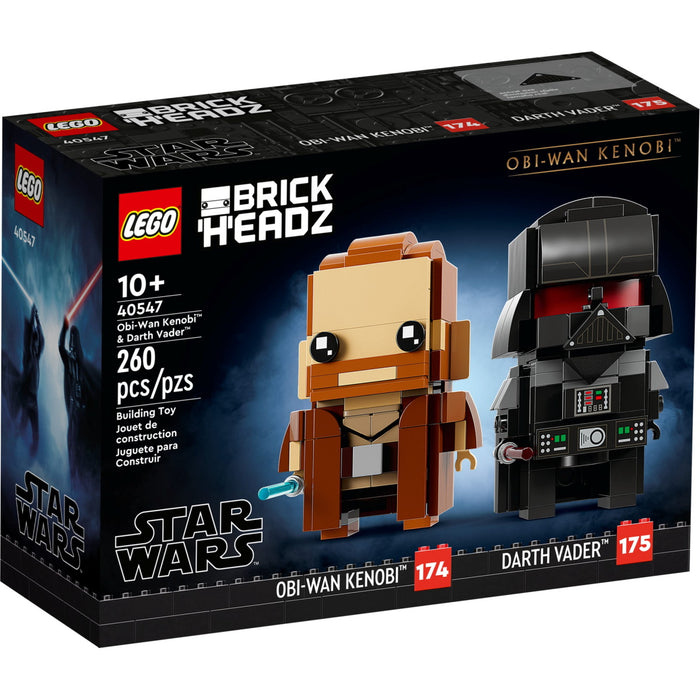 LEGO BrickHeadz: Star Wars - Obi-Wan Kenobi & Darth Vader - 260 Piece —  MyShopville