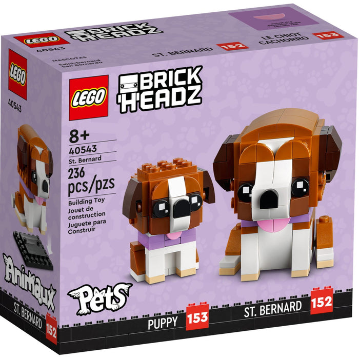 LEGO BrickHeadz: Pets - St. Bernard - 236 Piece Building Kit [LEGO, #40543]