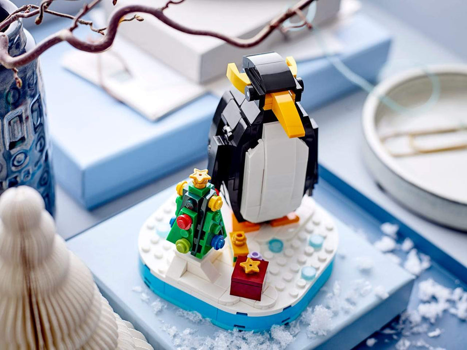 LEGO Christmas Penguin - 244 Piece Building Kit [LEGO, #40498, Ages 8+]
