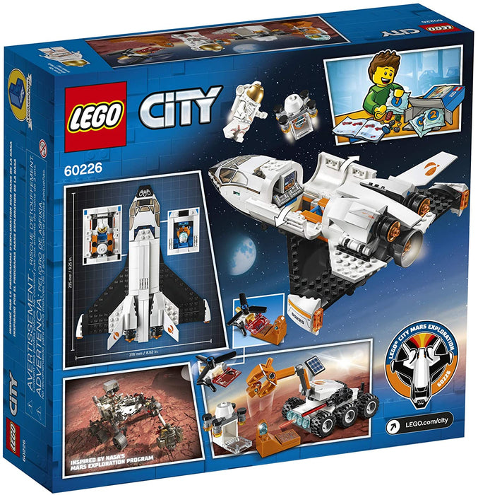 LEGO City: Mars Research Shuttle - 273 Piece Building Set [LEGO, #60226, Ages 5+]