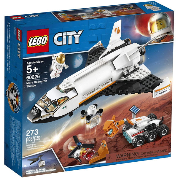 LEGO City: Mars Research Shuttle - 273 Piece Building Set [LEGO, #60226, Ages 5+]