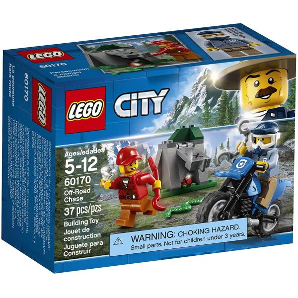 LEGO City: Off-Road Chase - 37 Piece Building Kit [LEGO, #60170, Ages 5-12]