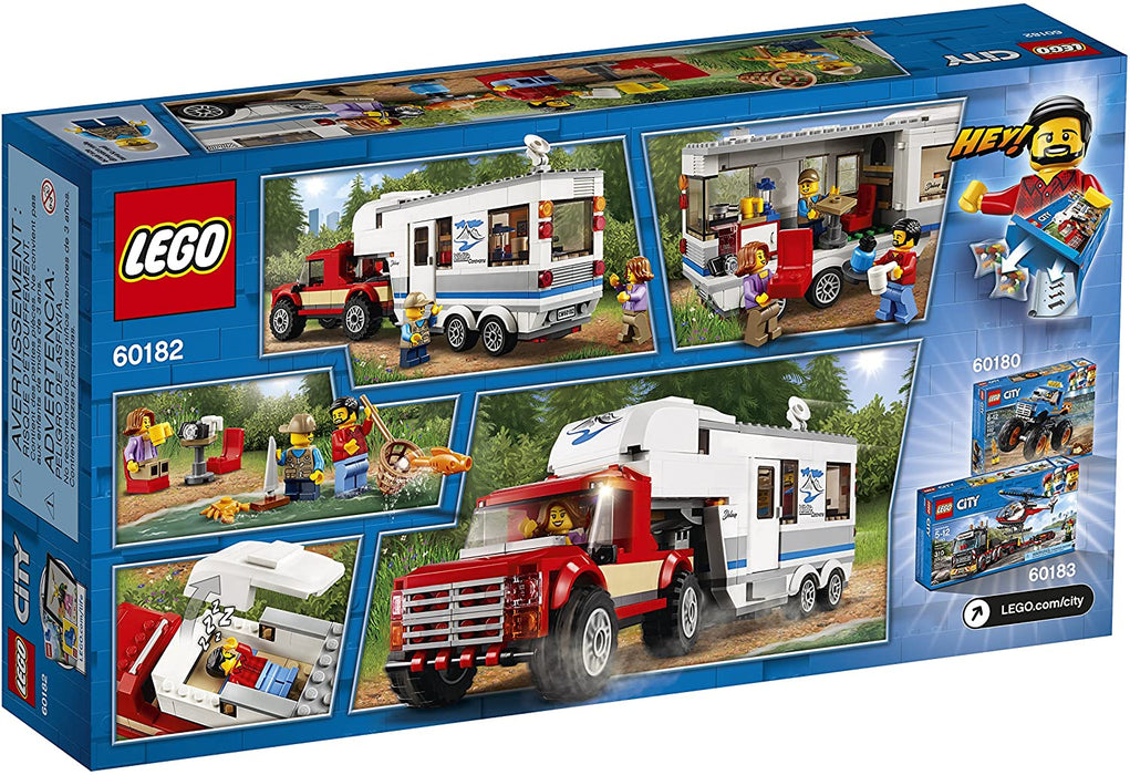 LEGO City: Pickup & Caravan - 344 Piece Building Kit [LEGO, #60182, Ages 5-12]