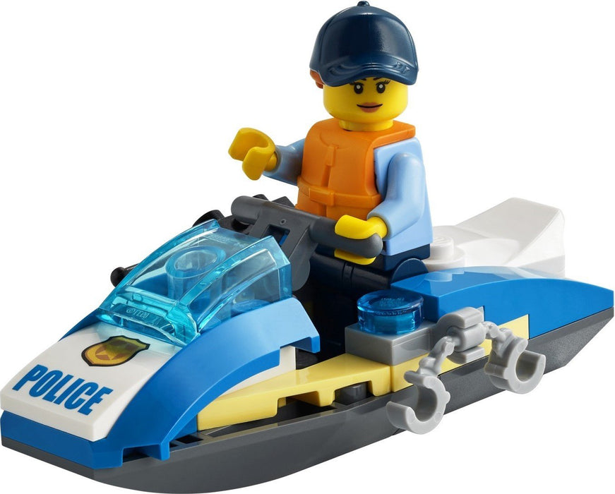 LEGO City: Police Water Scooter - 33 Piece Building Set [LEGO, #30567, Ages 5+]
