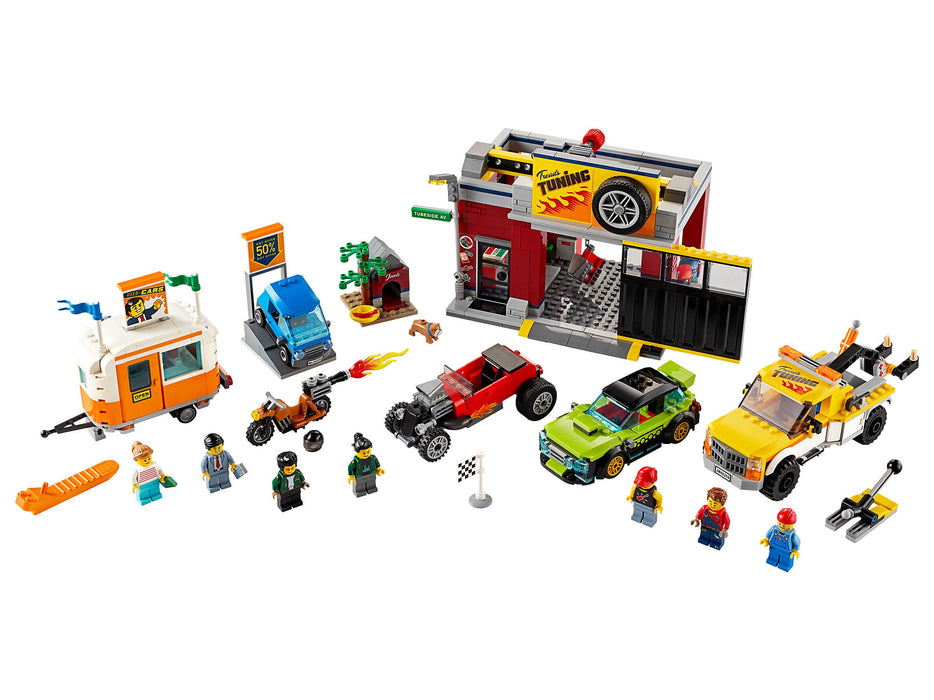 LEGO City: Tuning Workshop - 897 Piece Building Kit [LEGO, #60258, Ages 6+]