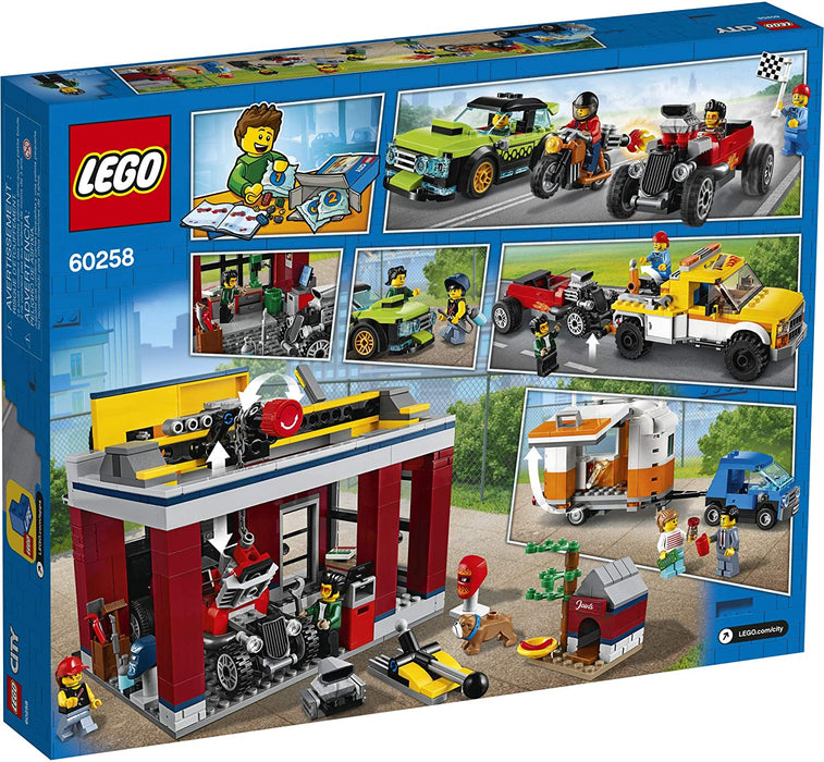 LEGO City: Tuning Workshop - 897 Piece Building Kit [LEGO, #60258, Ages 6+]